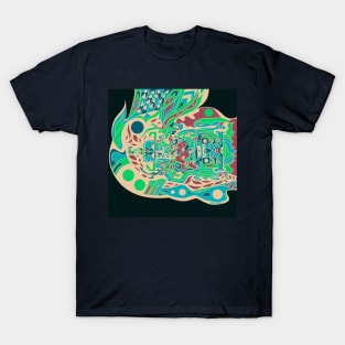 mayan in space travel ecopop T-Shirt